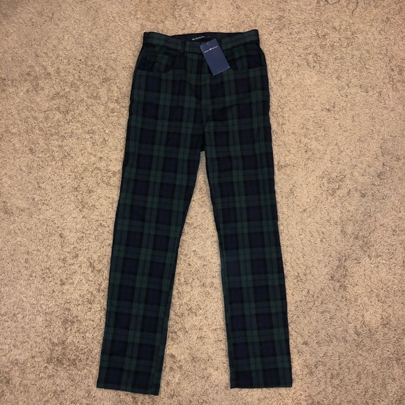 brandy melville jane pants plaid
